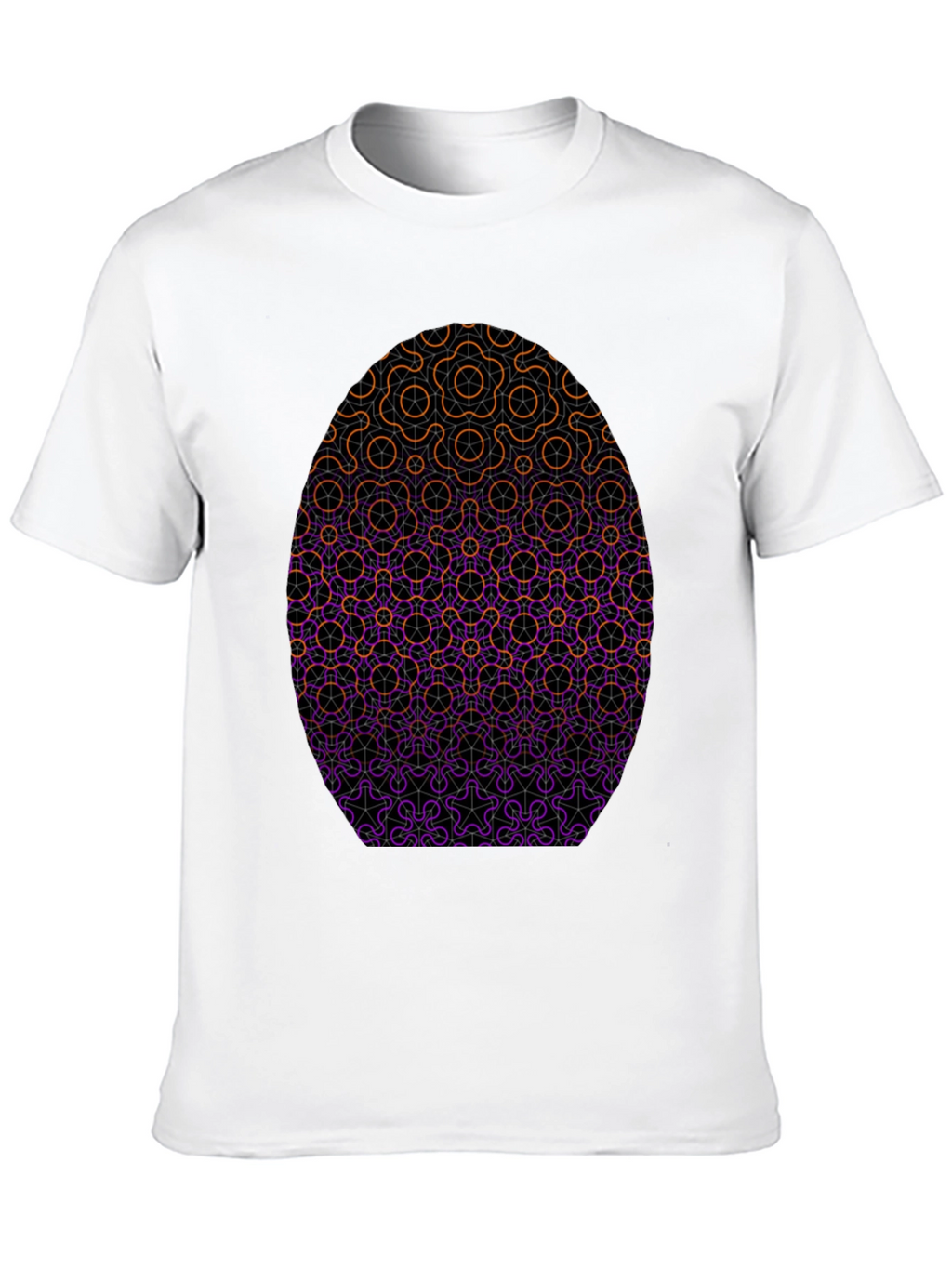 Geometric Egg Graphic Tee - Stylish Casual Wear