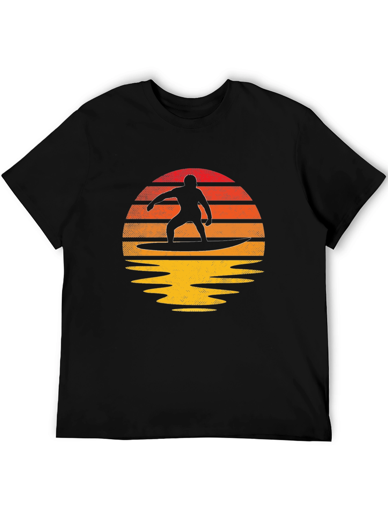 Sunset Surfer Graphic Tee - Retro Vibe
