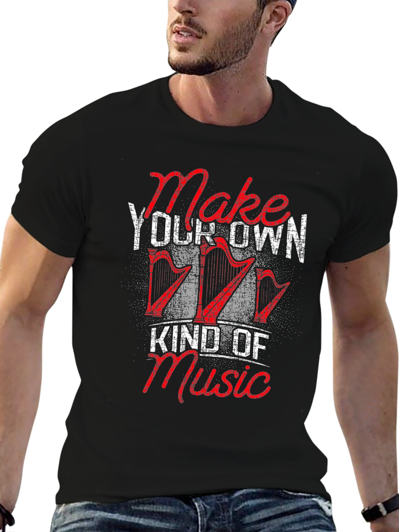 Make Your Own Music Graphic T-Shirt