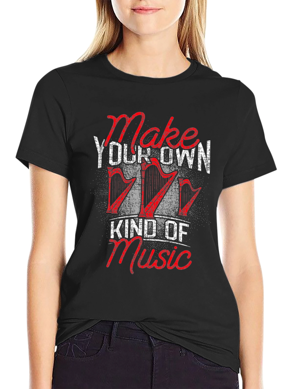 Make Your Own Music Graphic T-Shirt