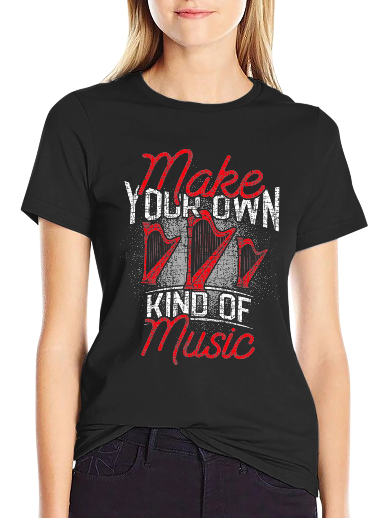 Make Your Own Music Graphic T-Shirt
