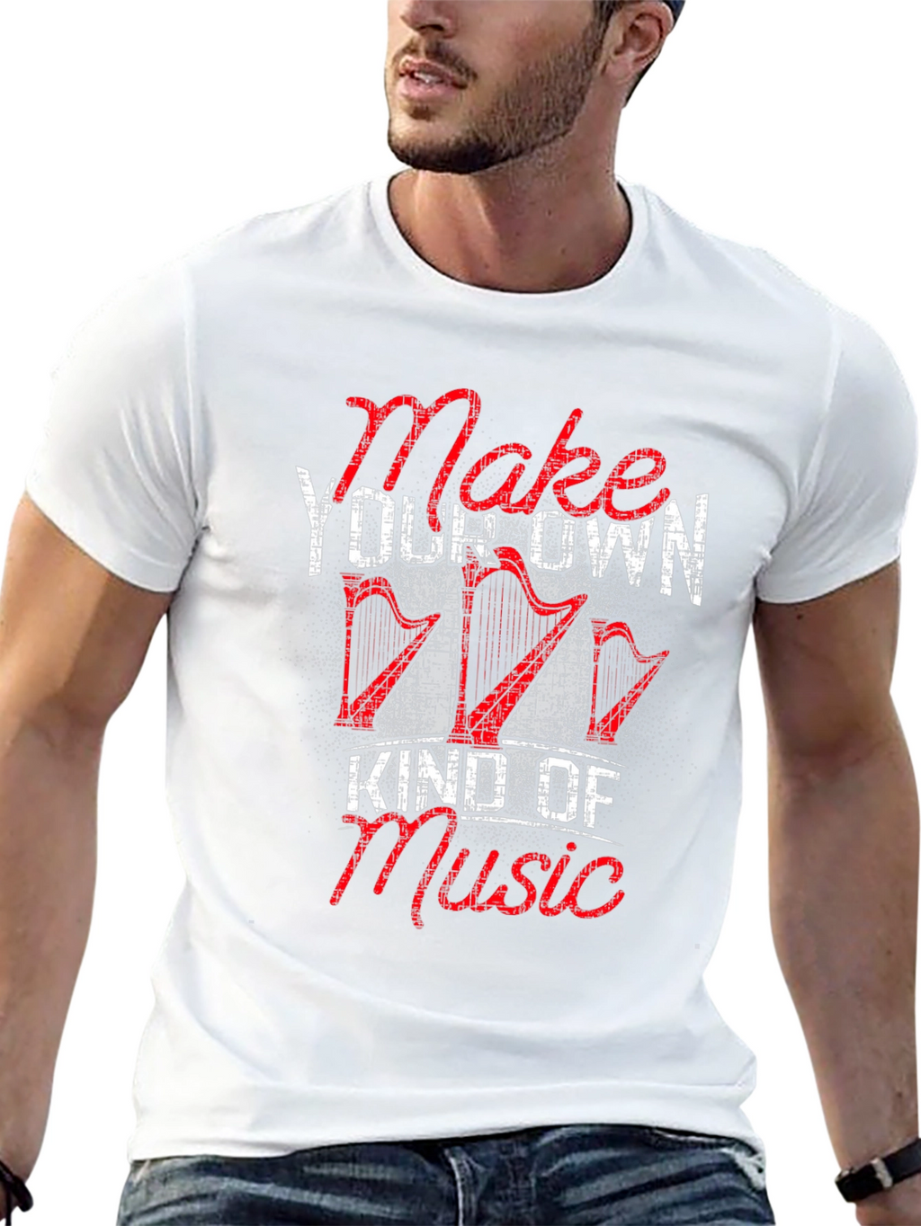 Make Your Own Music Graphic T-Shirt