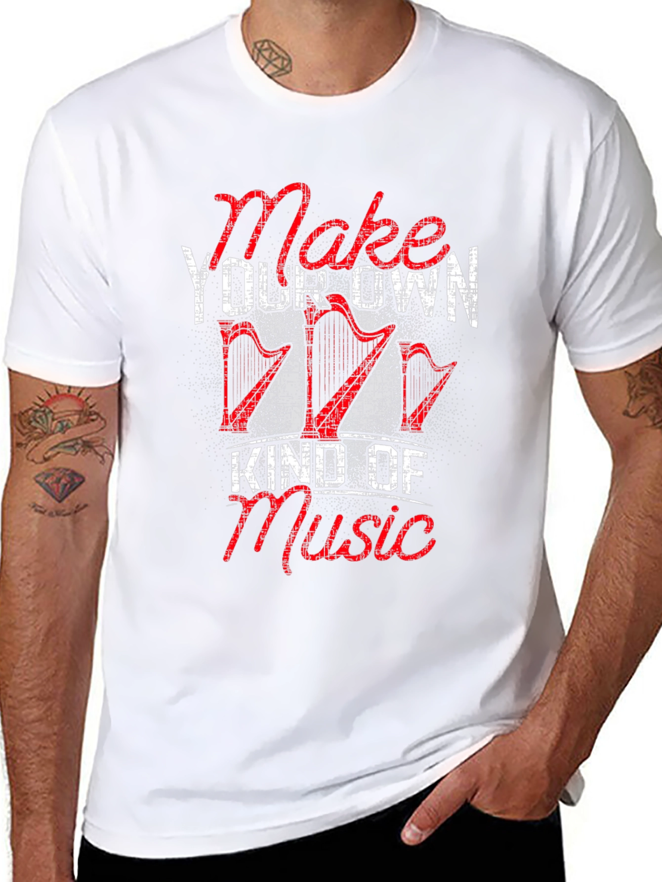 Make Your Own Music Graphic T-Shirt