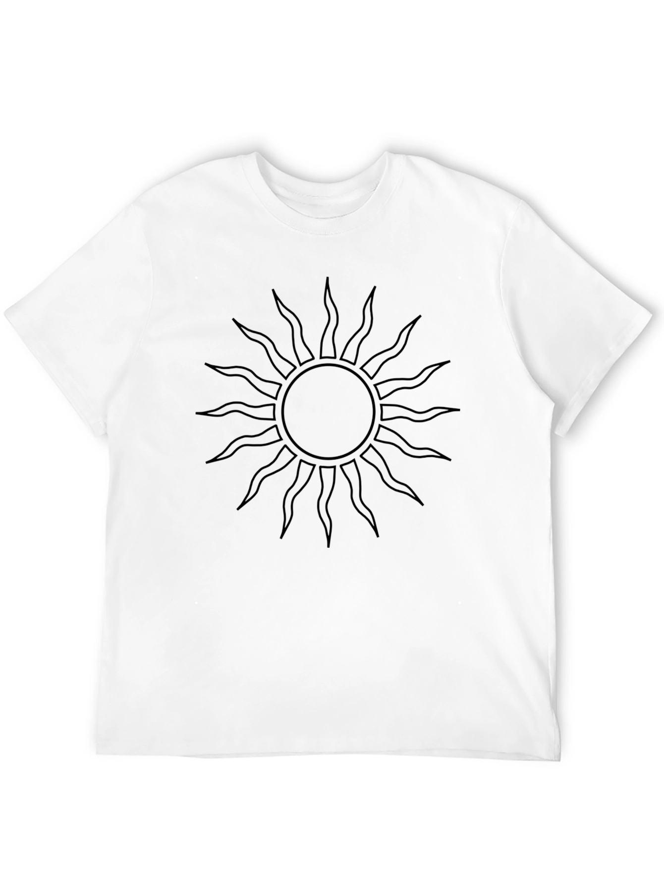 Black Sun Graphic Tee - Stylish Casual Wear