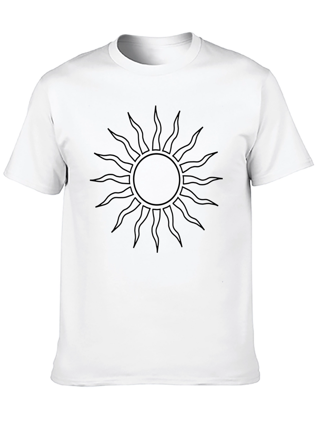 Black Sun Graphic Tee - Stylish Casual Wear
