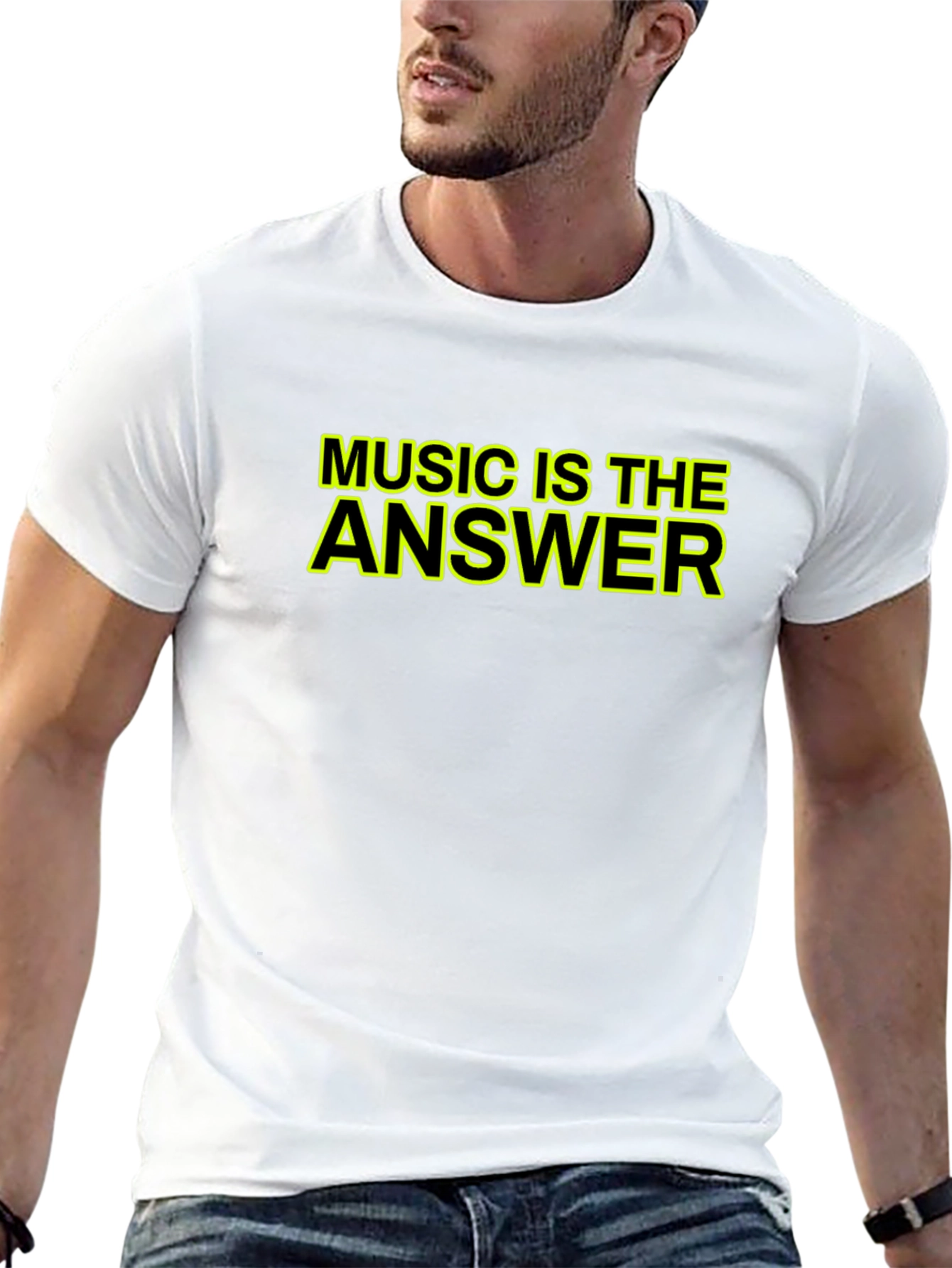 Music is The Answer Graphic Tee