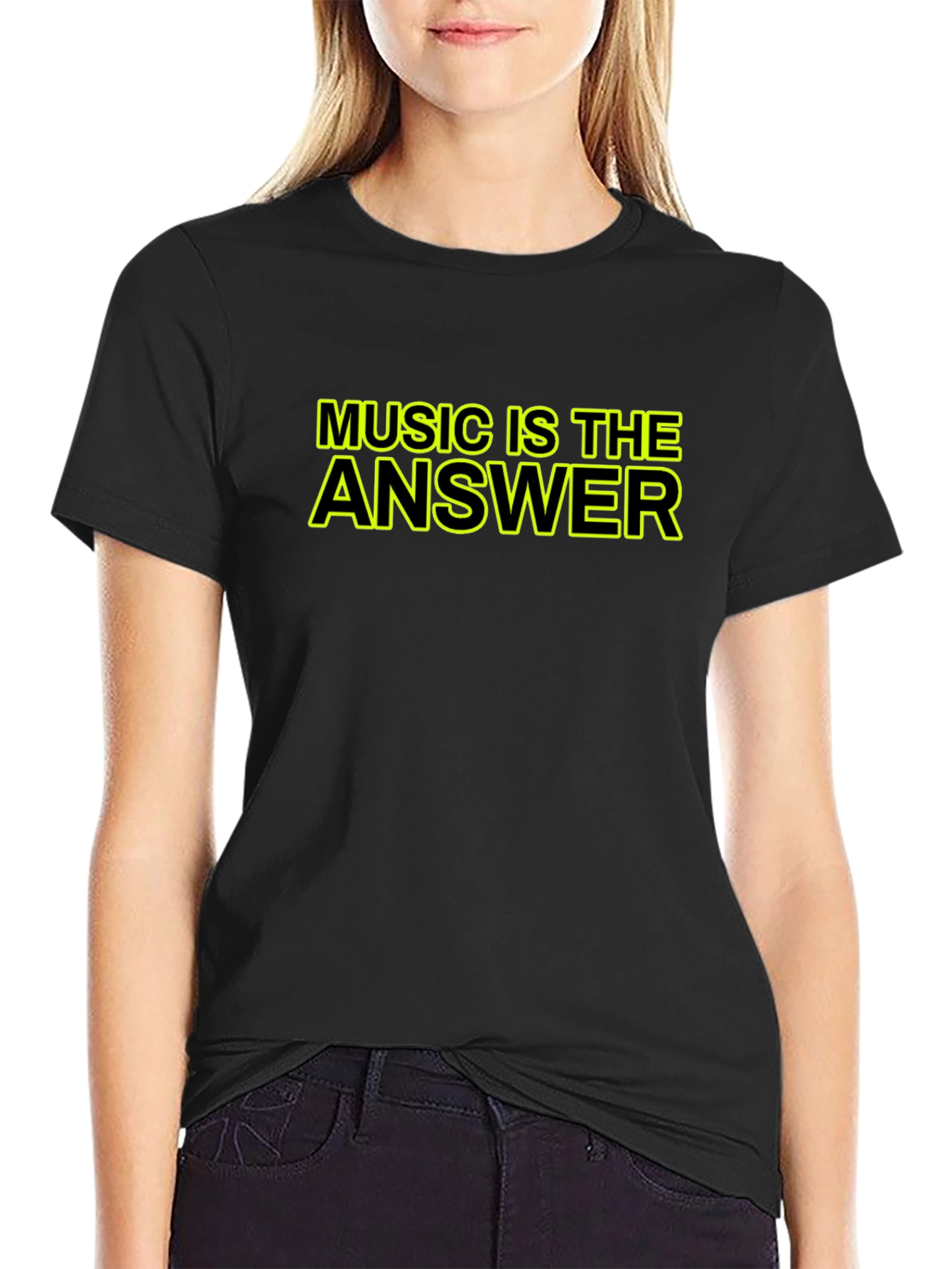Music is The Answer Graphic Tee