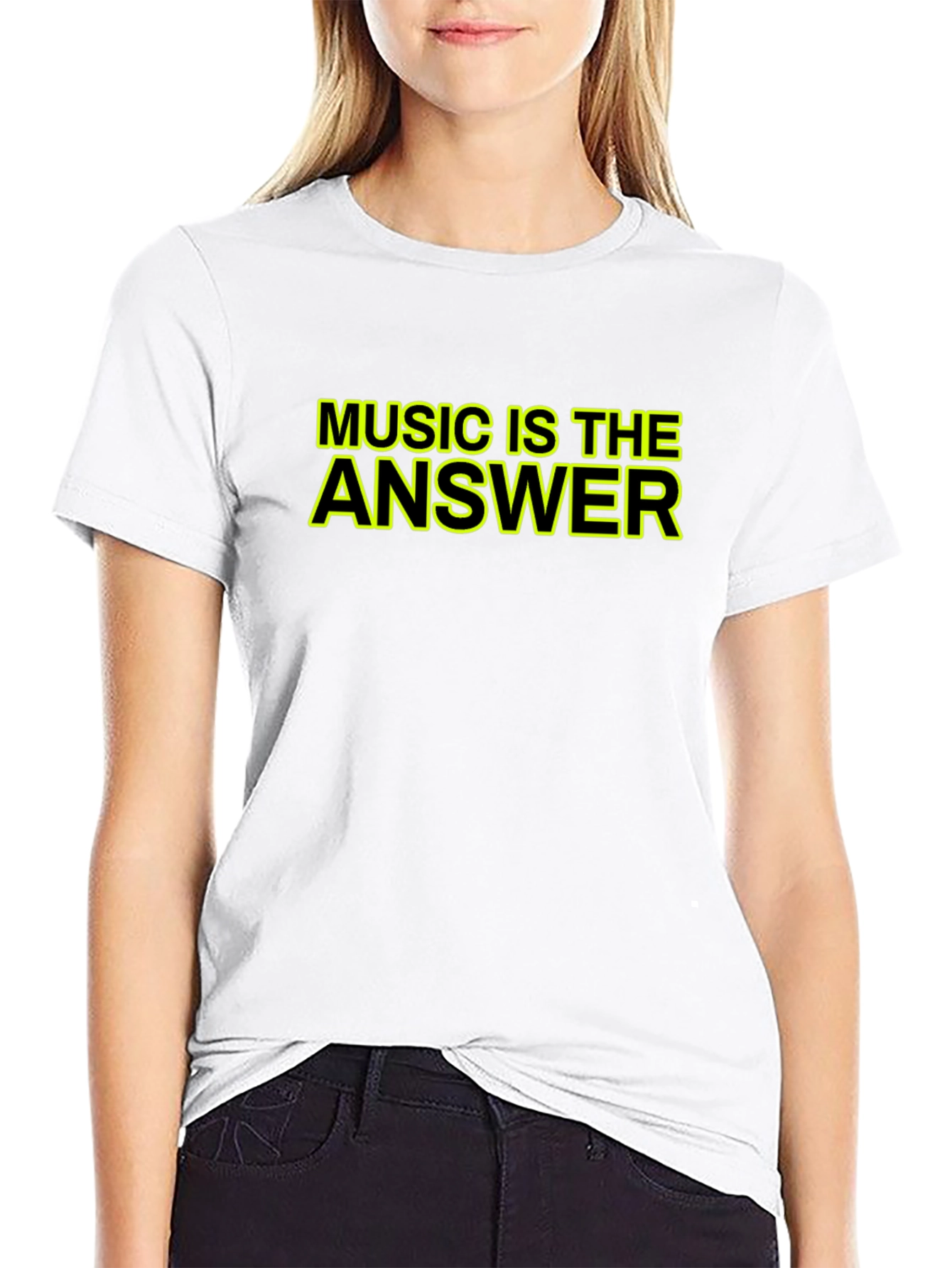 Music is The Answer Graphic Tee