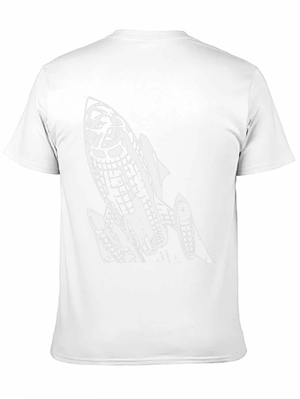 Rocket Graphic Tee - Cool Black Cotton T-Shirt