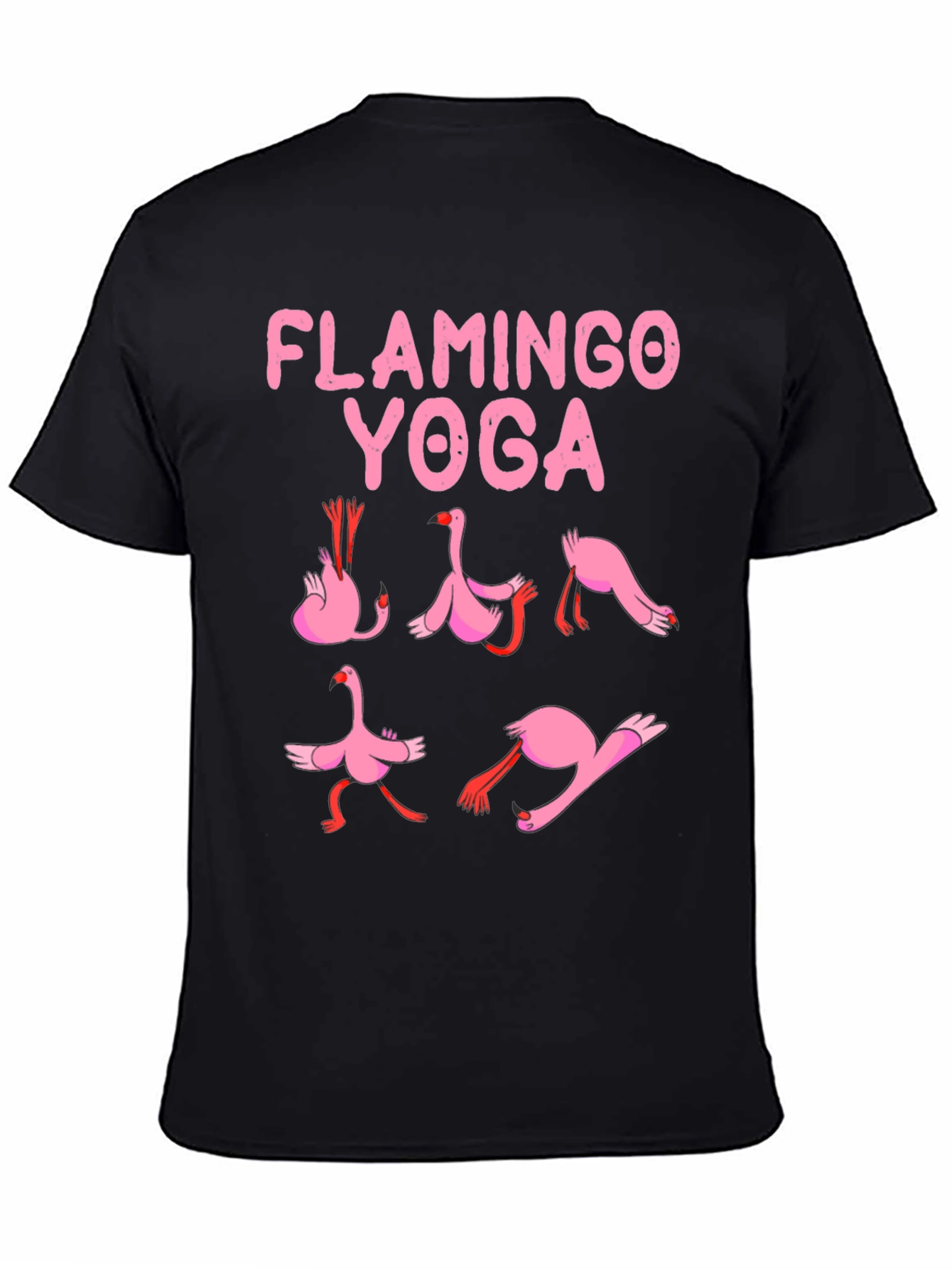 Flamingo Yoga Graphic T-Shirt