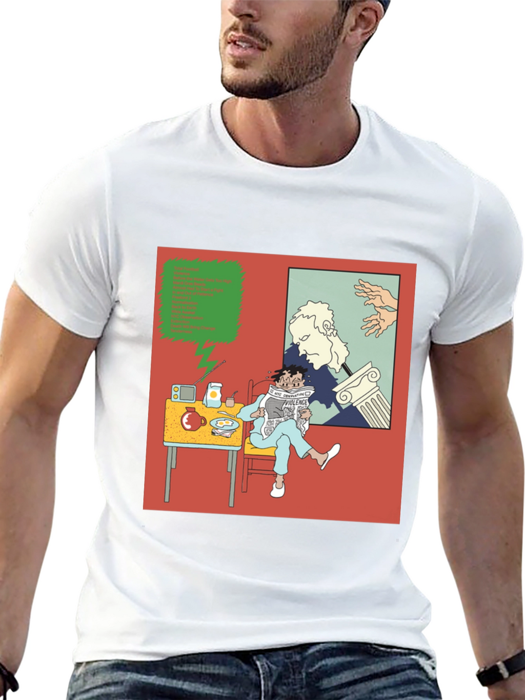 Philosophical Breakfast Tee