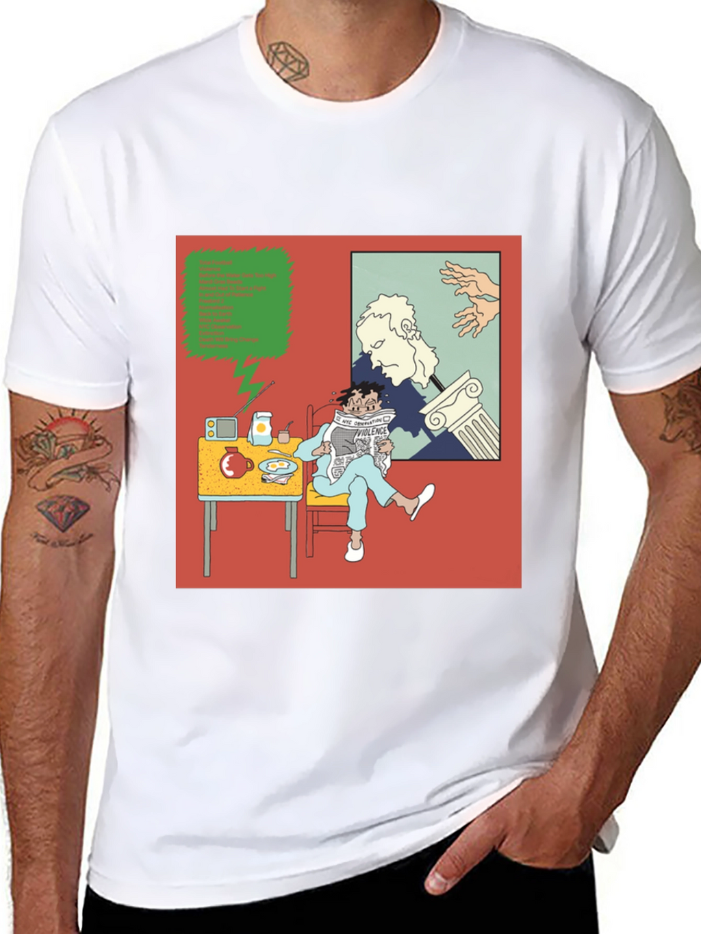 Philosophical Breakfast Tee