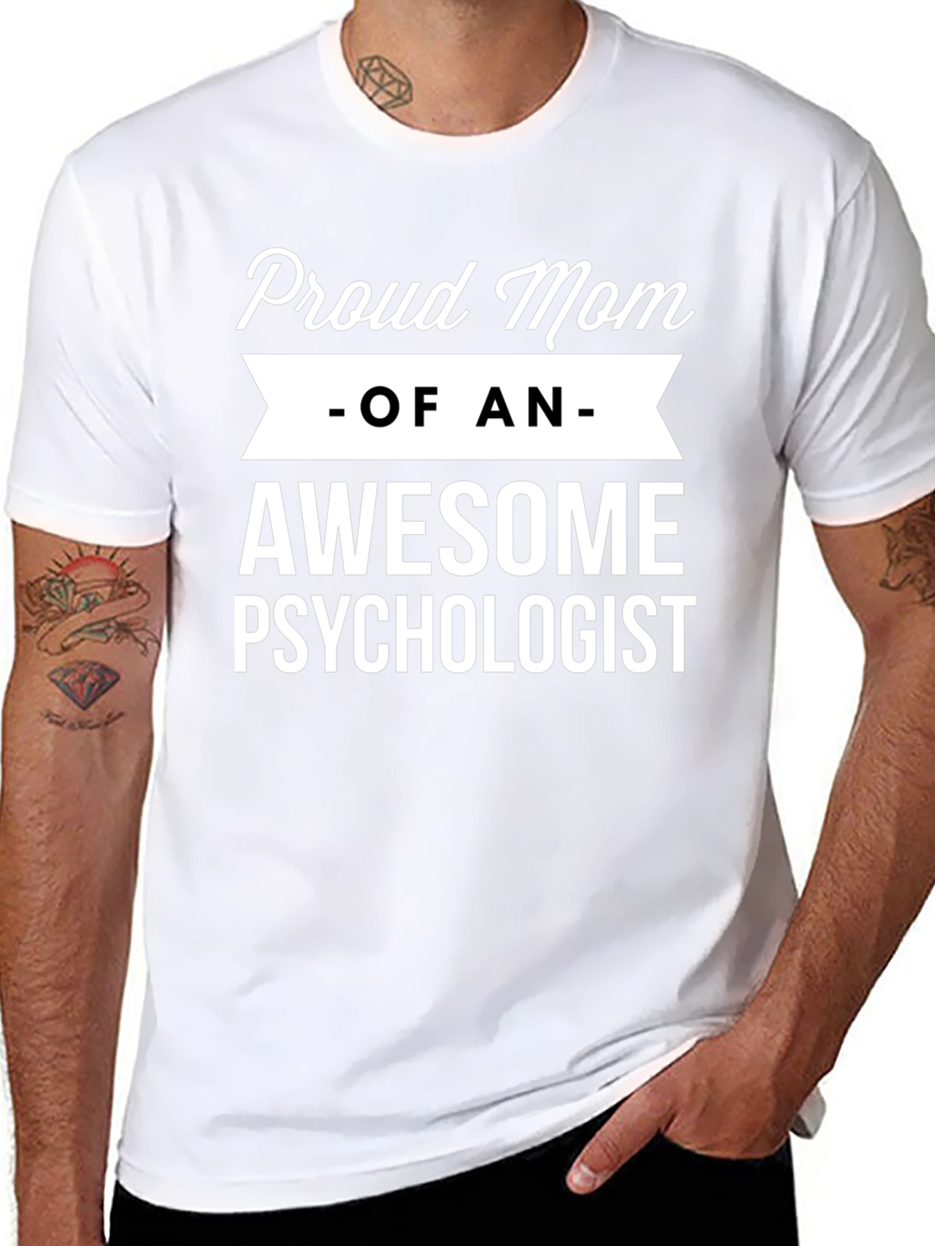 Proud Mom of an Awesome Psychologist T-Shirt