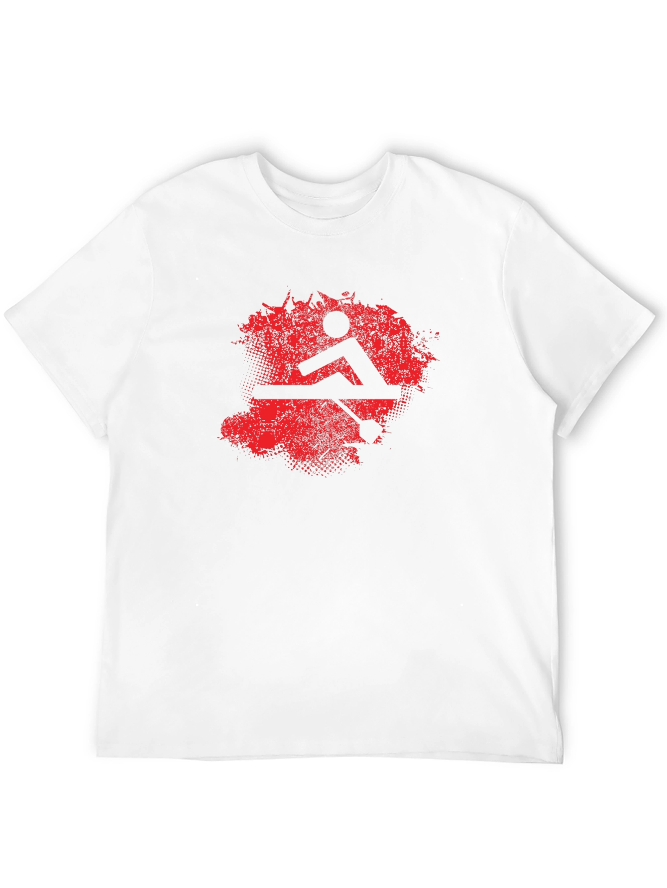 Rowing Graphic T-Shirt - Black
