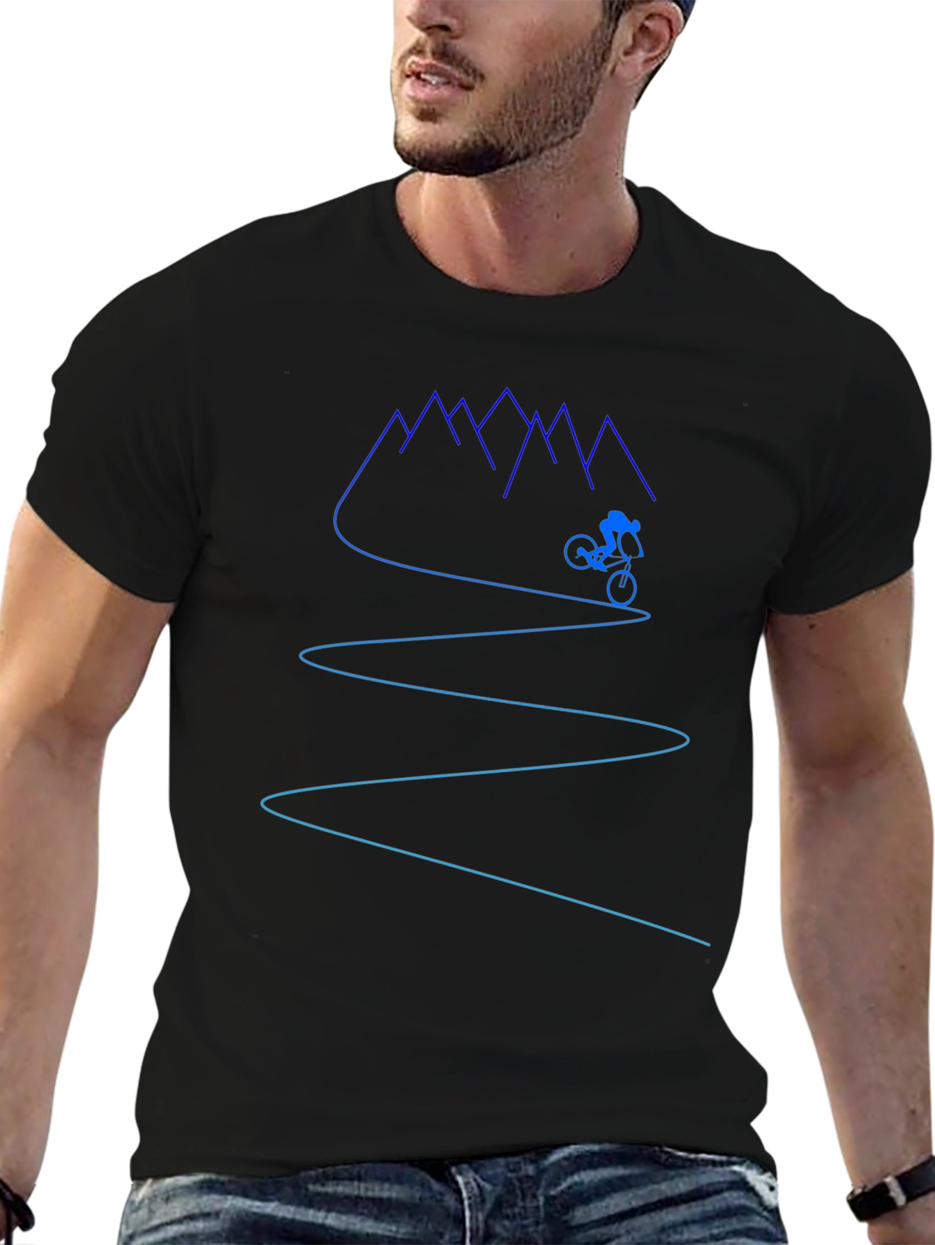 Mountain Biker Tee - Ride the Trails