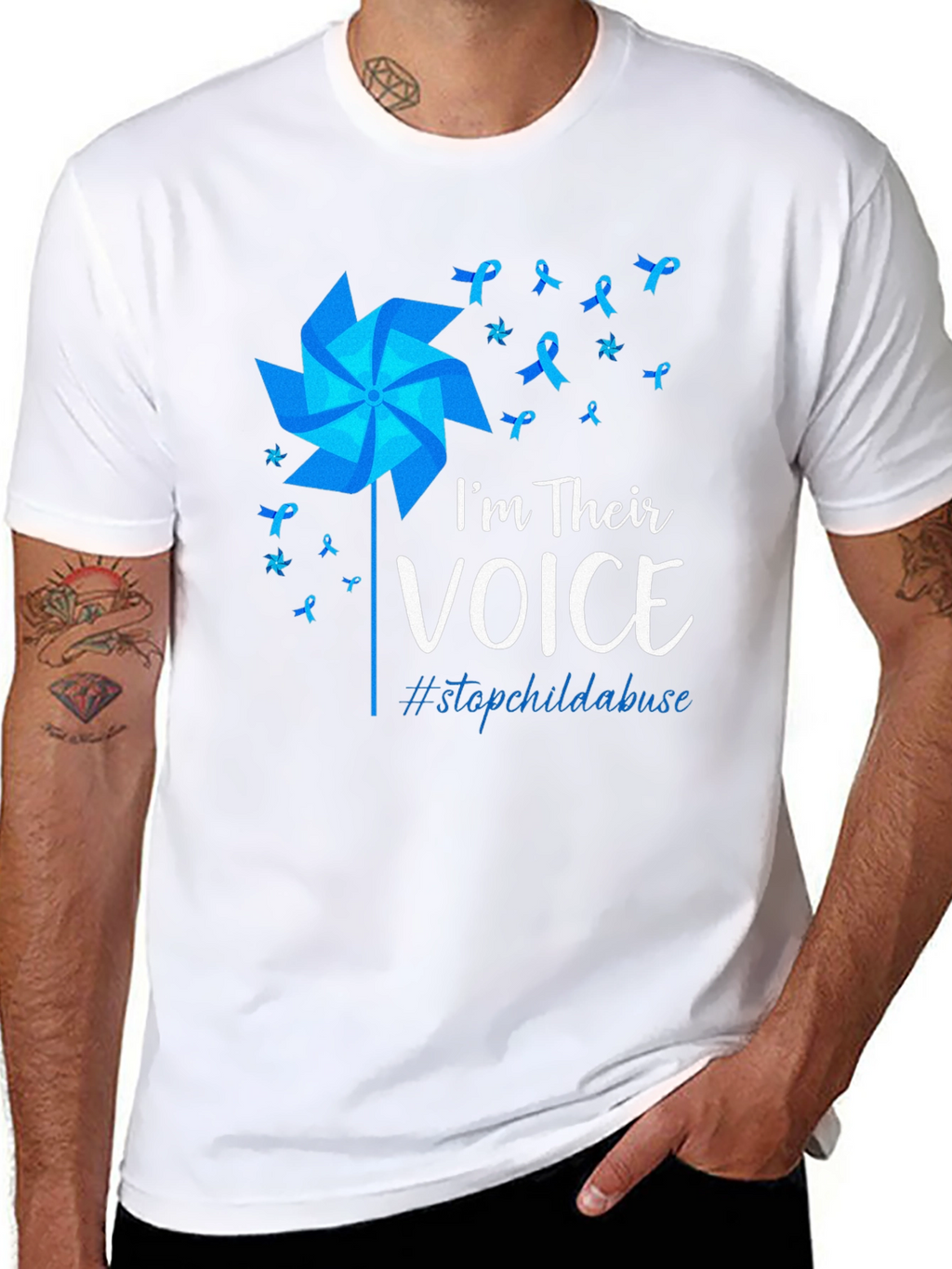 Im Their Voice T-Shirt - Stop Child Abuse