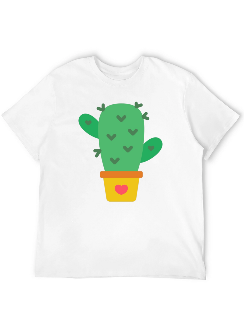 Cactus Love Graphic T-Shirt - Black Cotton Tee