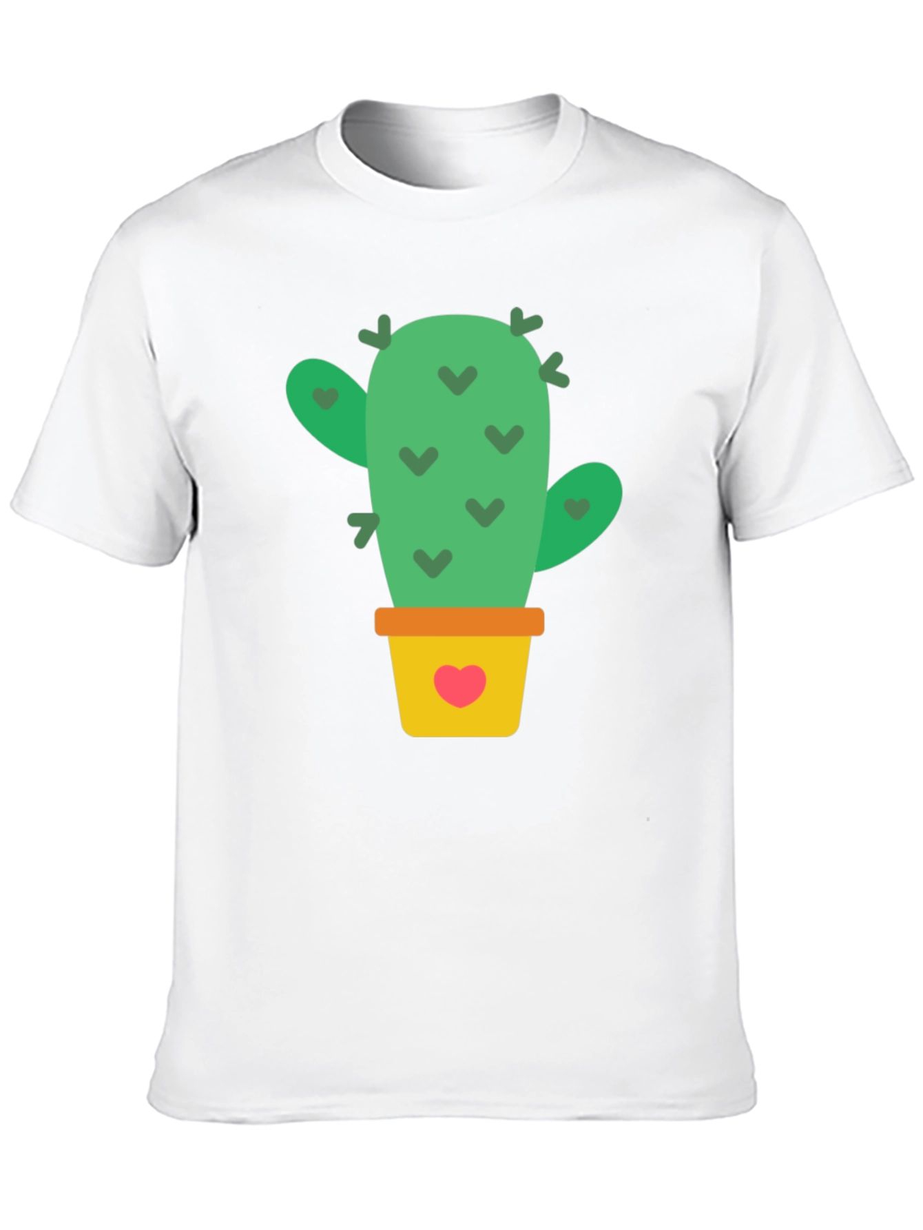 Cactus Love Graphic T-Shirt - Black Cotton Tee