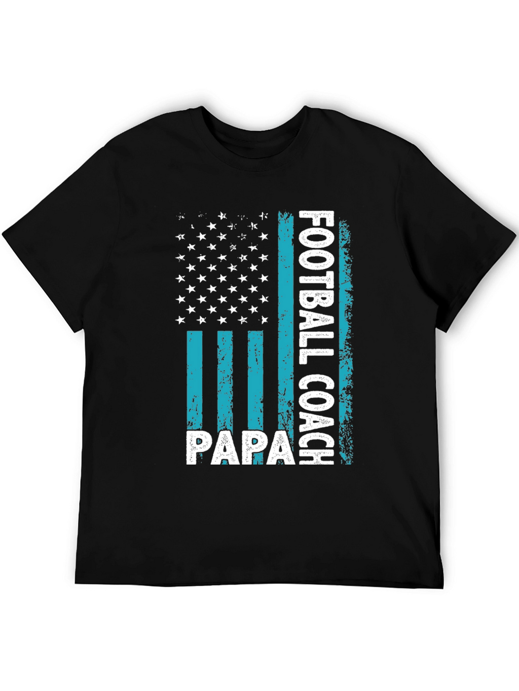 Football Coach Papa Graphic T-Shirt