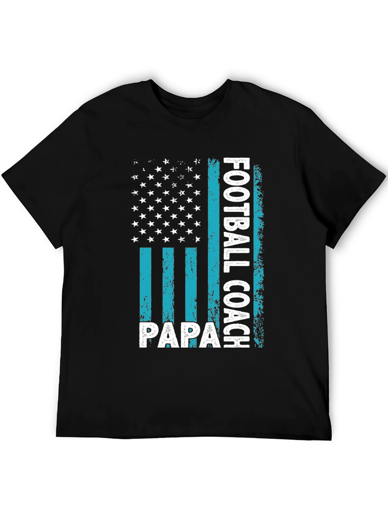 Football Coach Papa Graphic T-Shirt