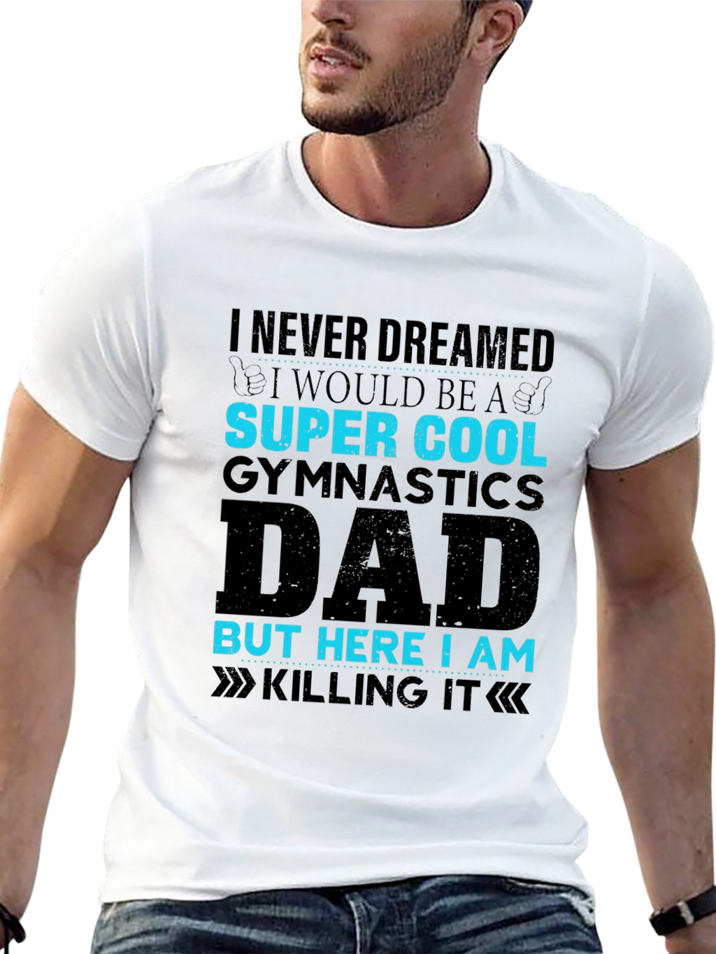 Super Cool Gymnastics Dad T-Shirt