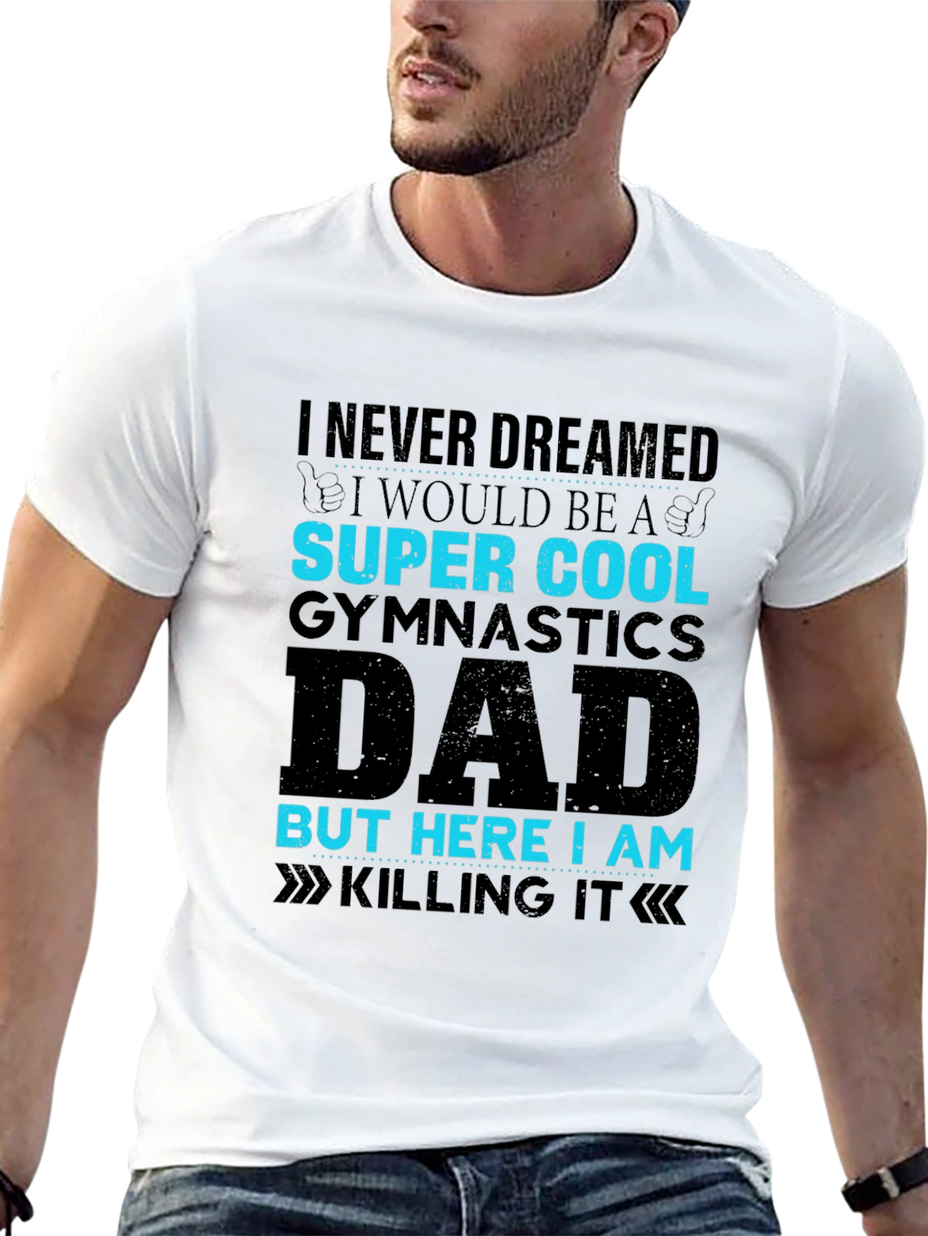 Super Cool Gymnastics Dad T-Shirt