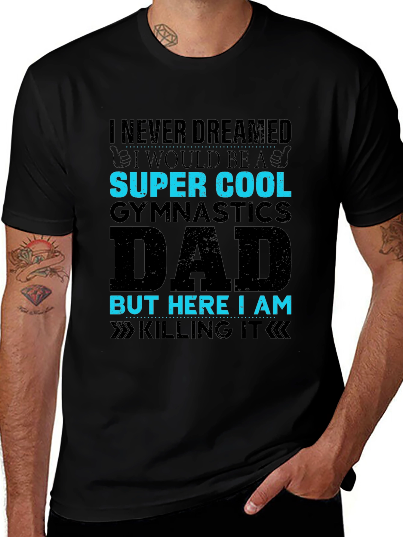 Super Cool Gymnastics Dad T-Shirt