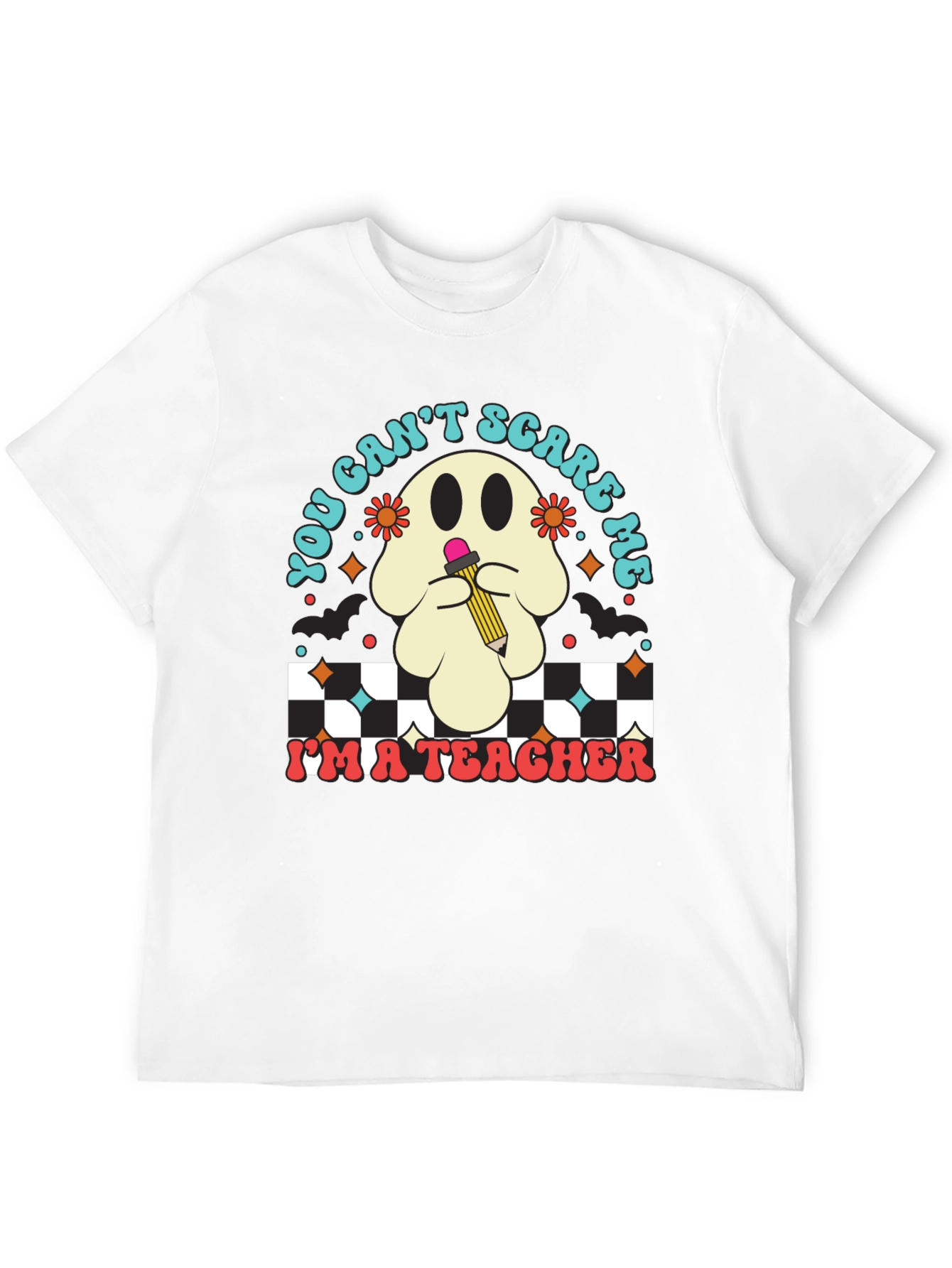Teacher Halloween Ghost T-Shirt