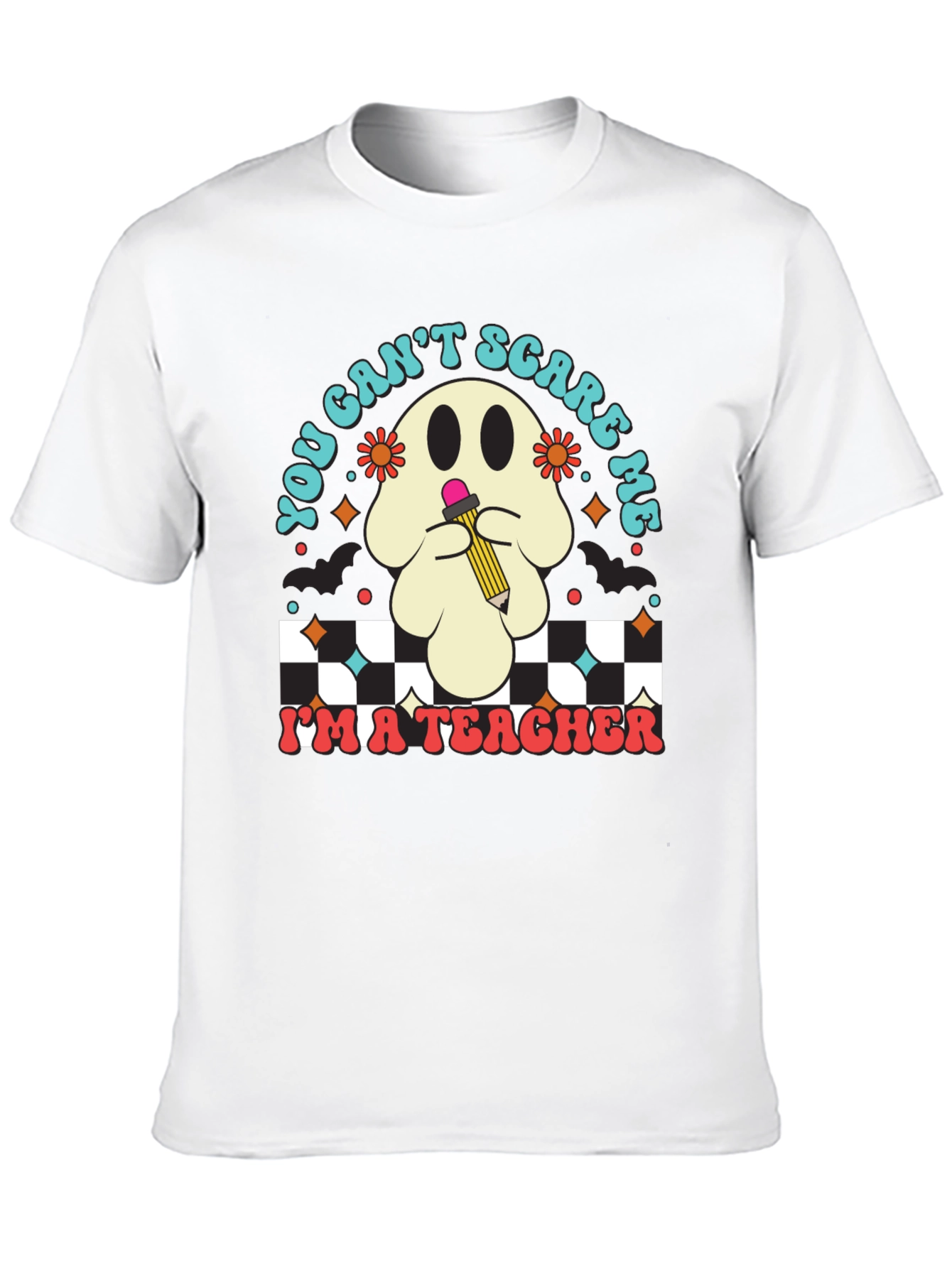 Teacher Halloween Ghost T-Shirt