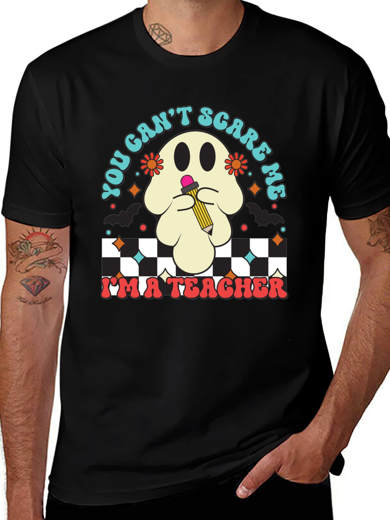 Teacher Halloween Ghost T-Shirt