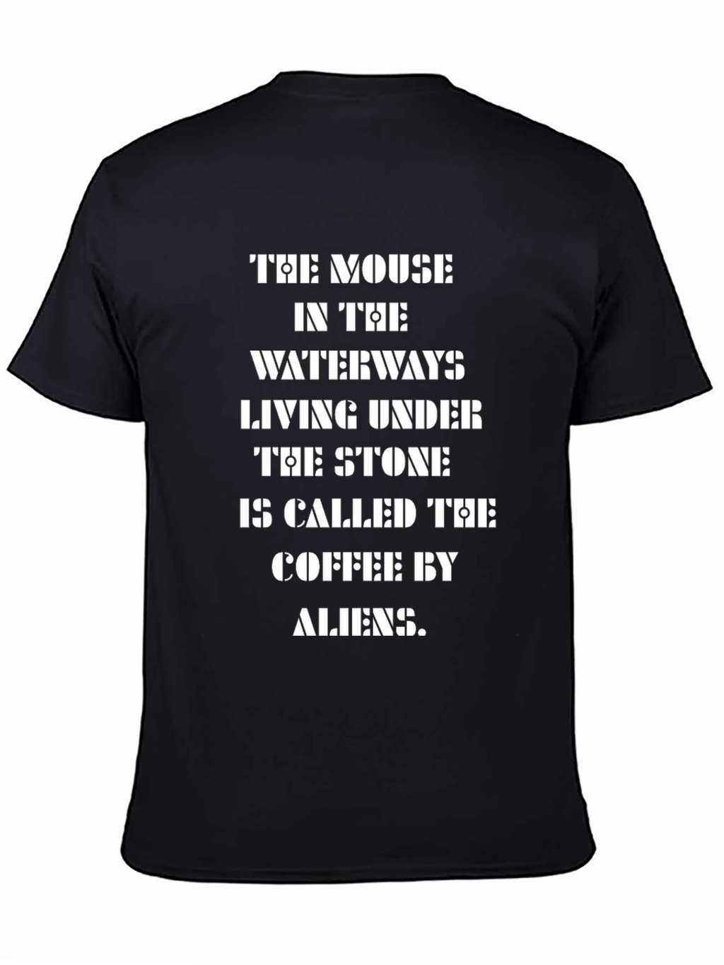 Mouse Waterways Coffee Alien T-Shirt