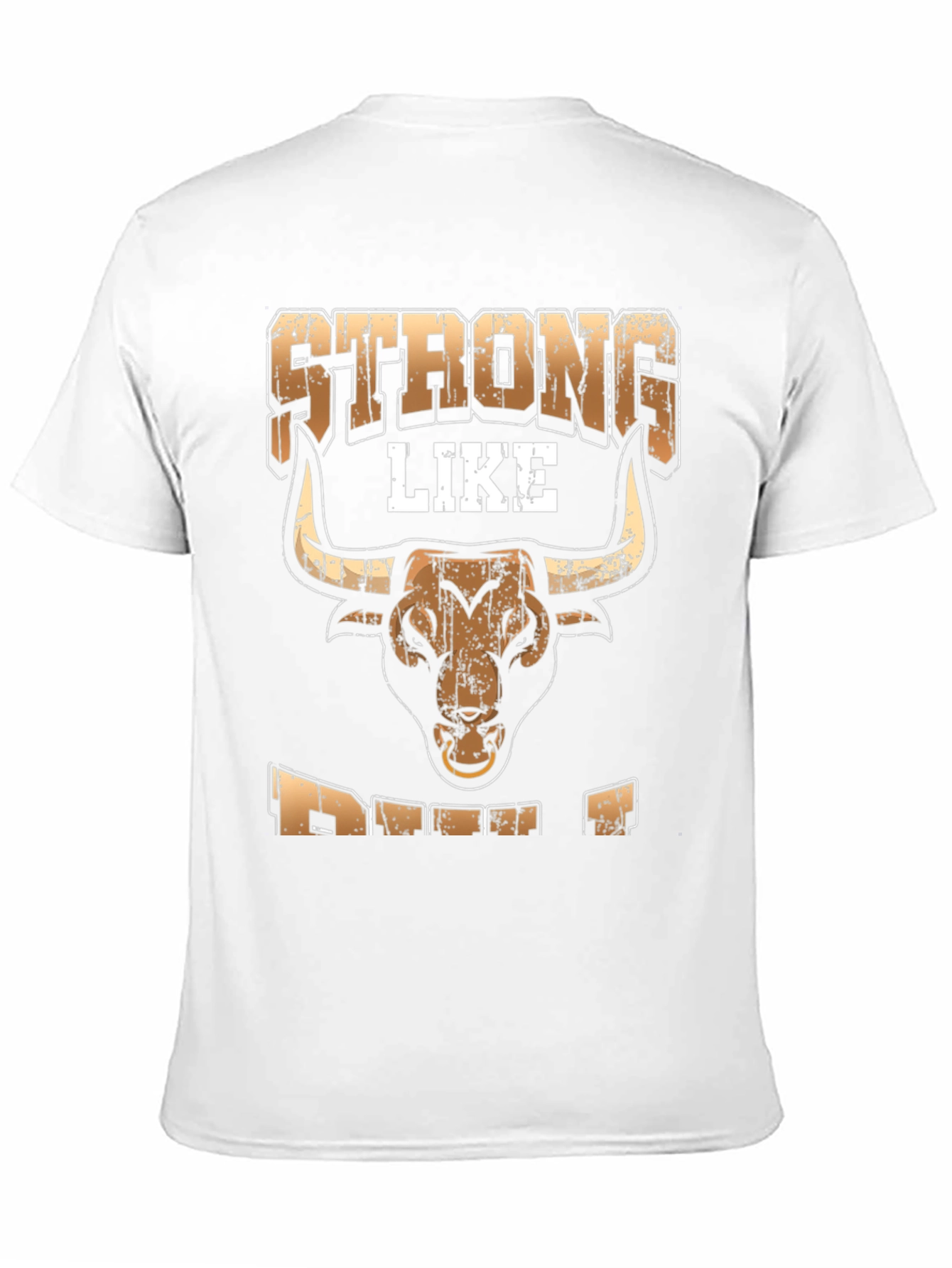 Strong Like Bull T-Shirt - Mens Black Tee