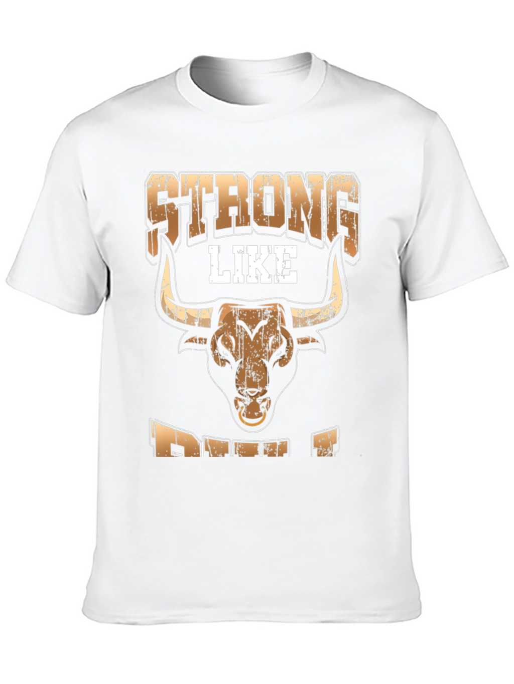 Strong Like Bull T-Shirt - Mens Black Tee