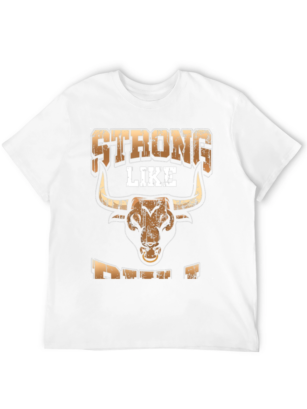 Strong Like Bull T-Shirt - Mens Black Tee