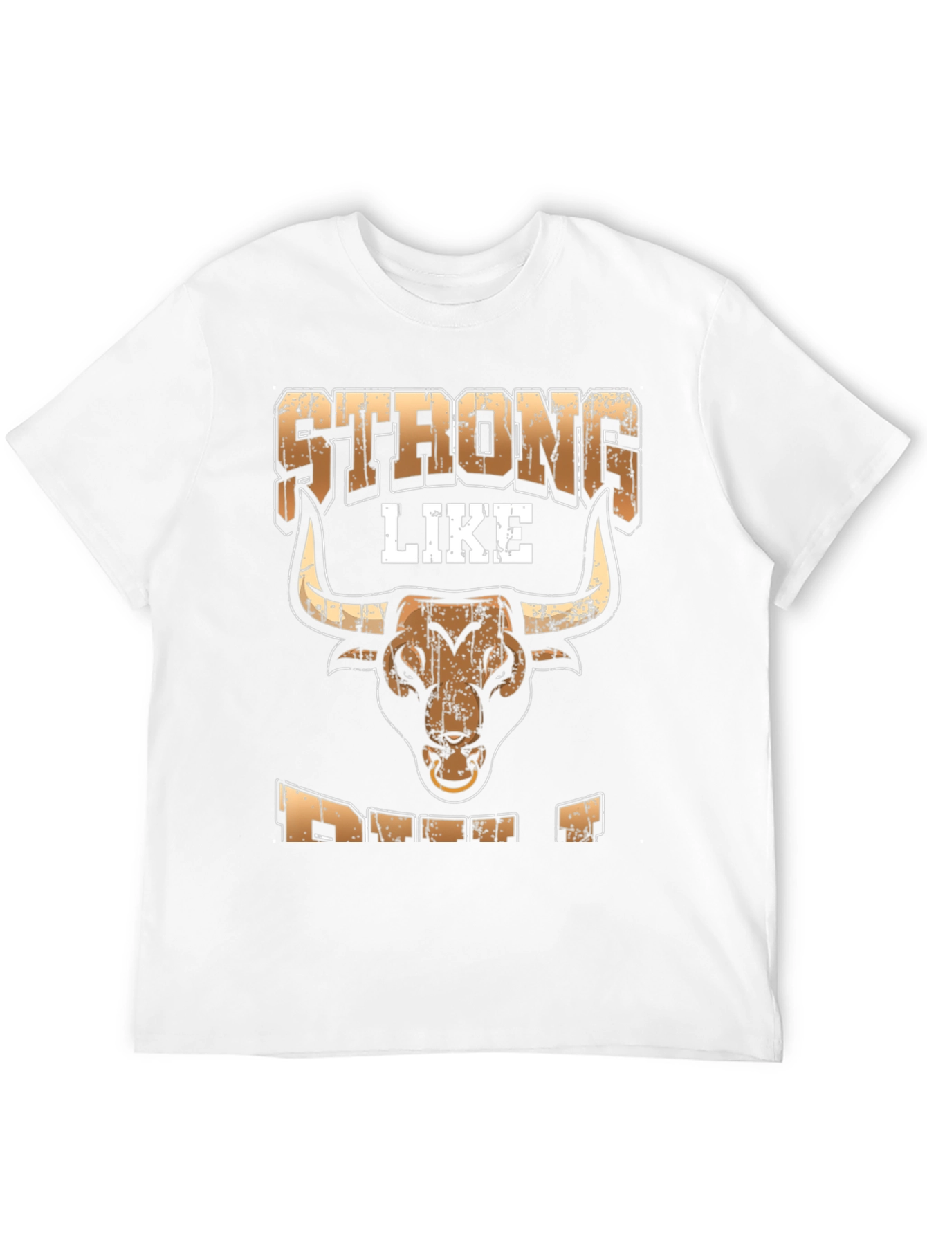 Strong Like Bull T-Shirt - Mens Black Tee