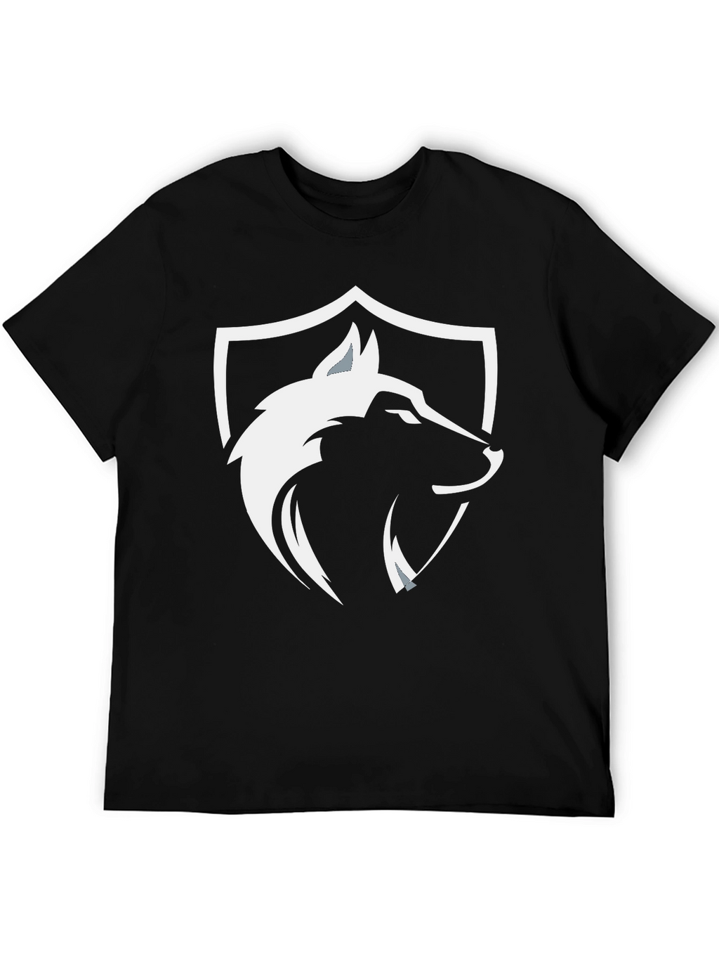 Black Wolf Shield Graphic Tee