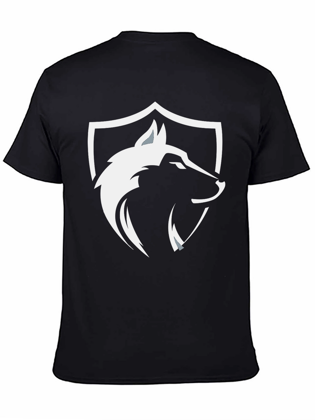Black Wolf Shield Graphic Tee
