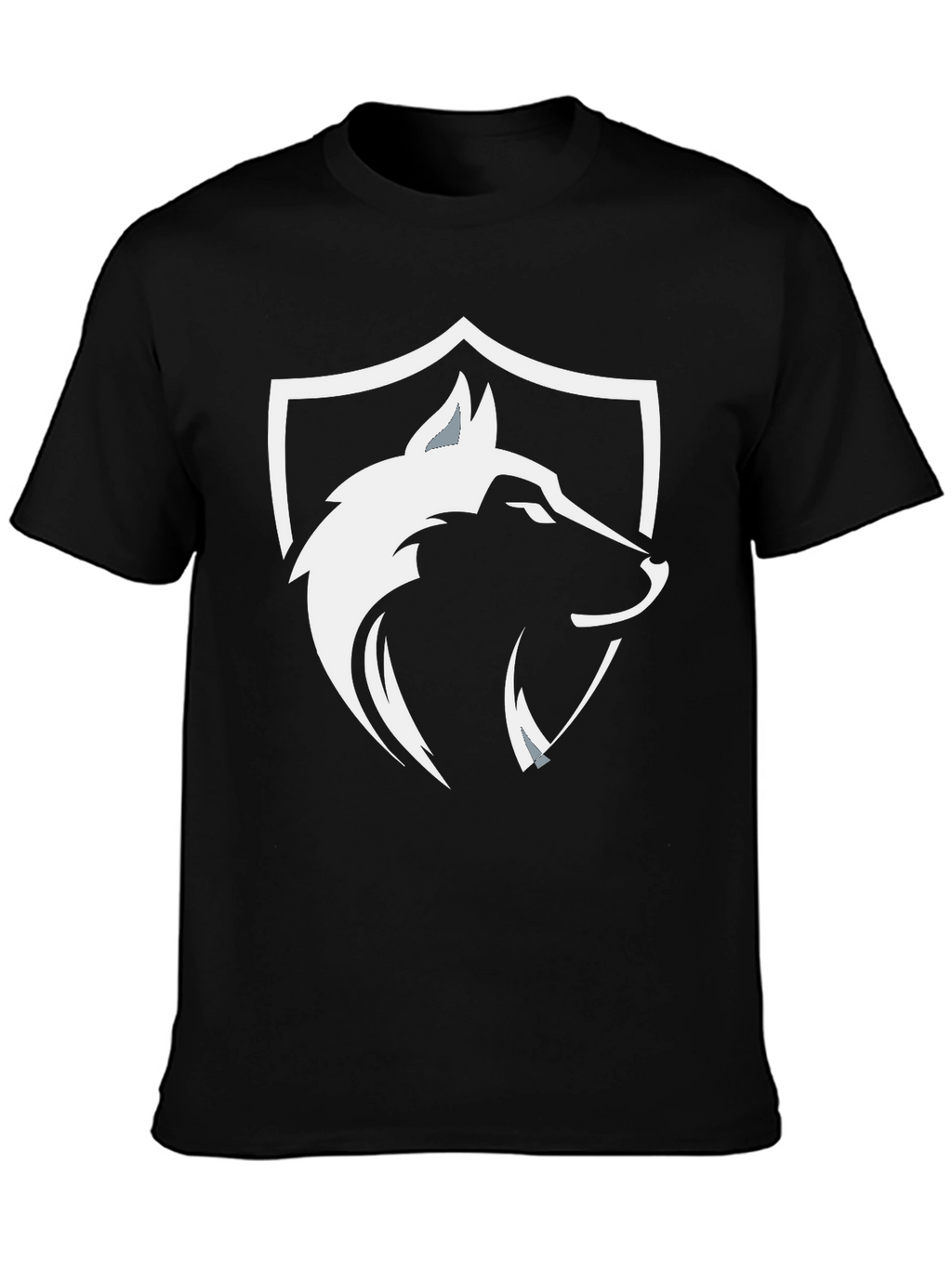 Black Wolf Shield Graphic Tee