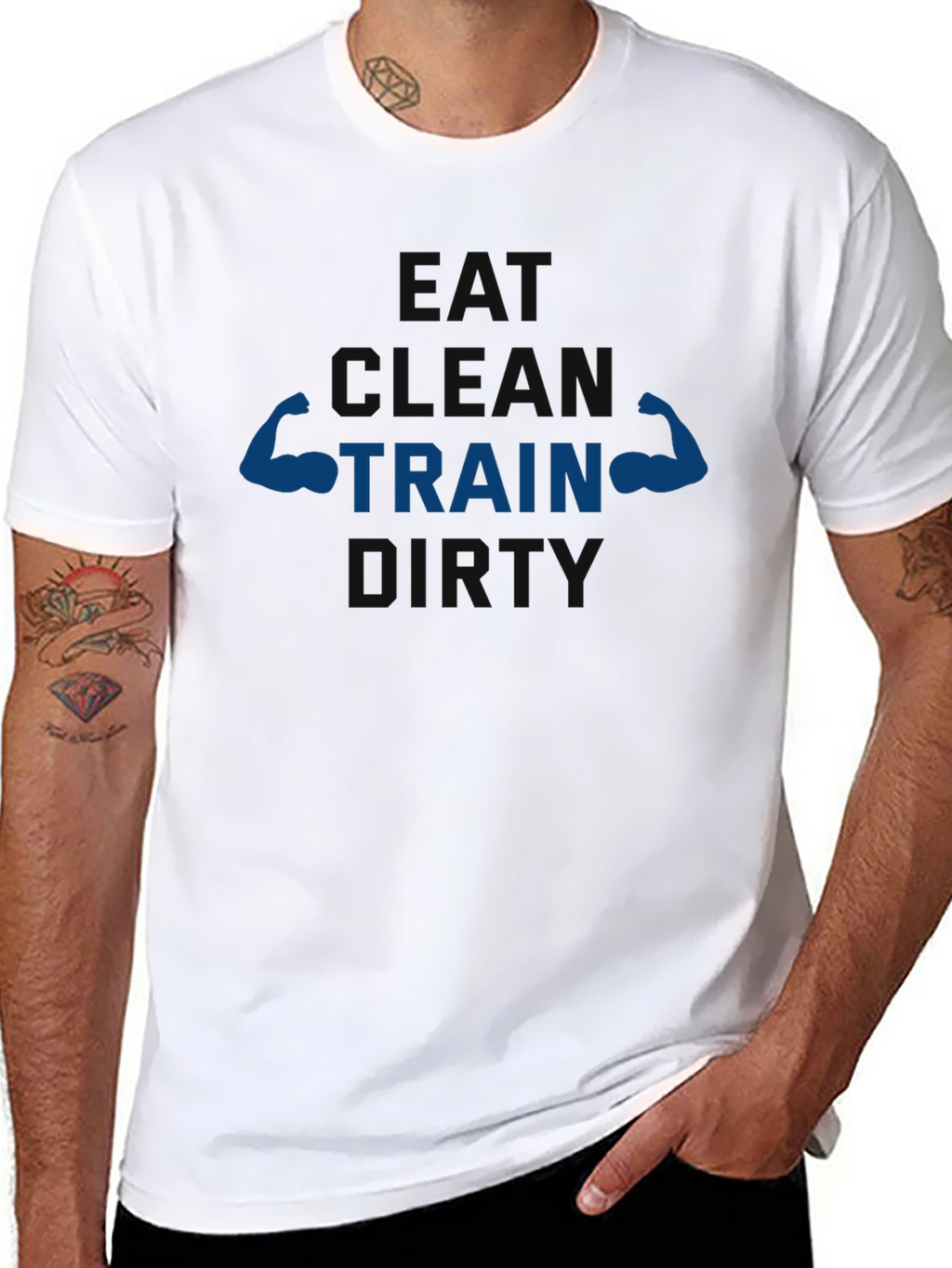 Eat Clean Train Dirty Graphic Tee
