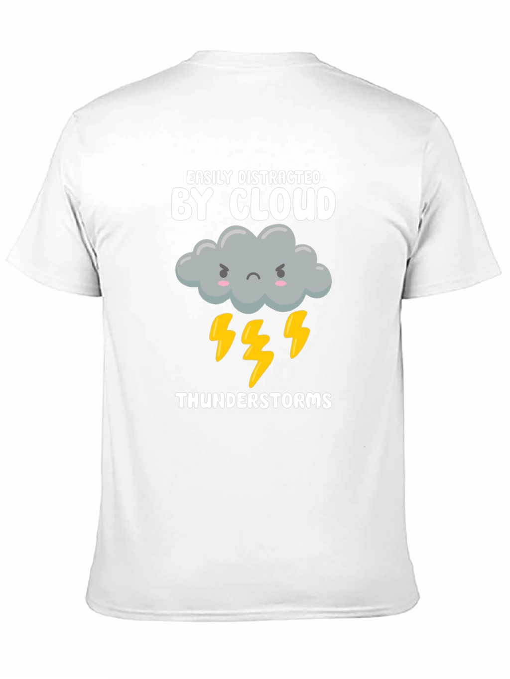Easily Distracted By Cloud Thunderstorms Graphic T-Shirt