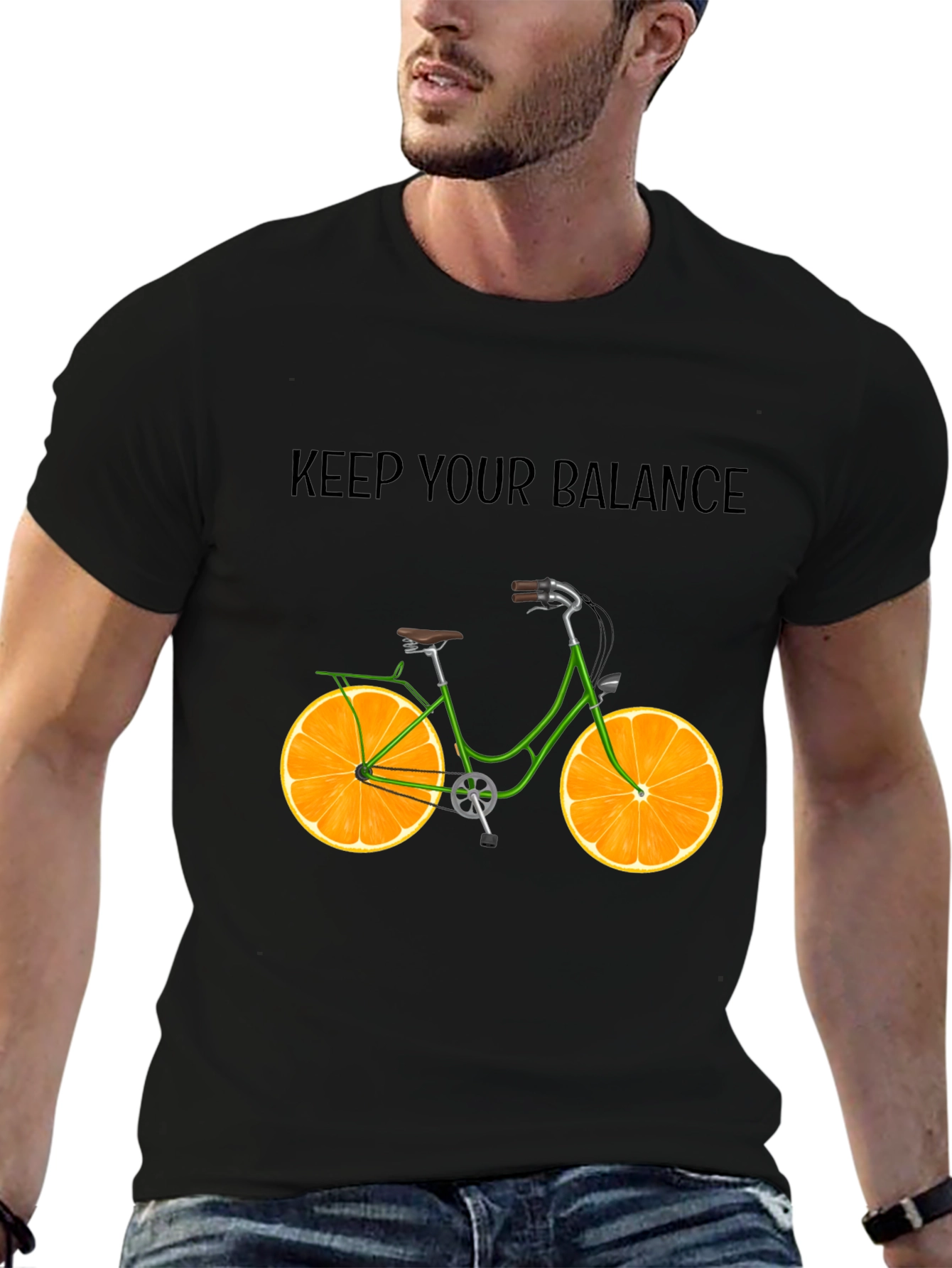 Balance Bike Tee - Orange Slice Wheels
