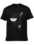 Abstract Faces Graphic Tee - Modern Art Shirt