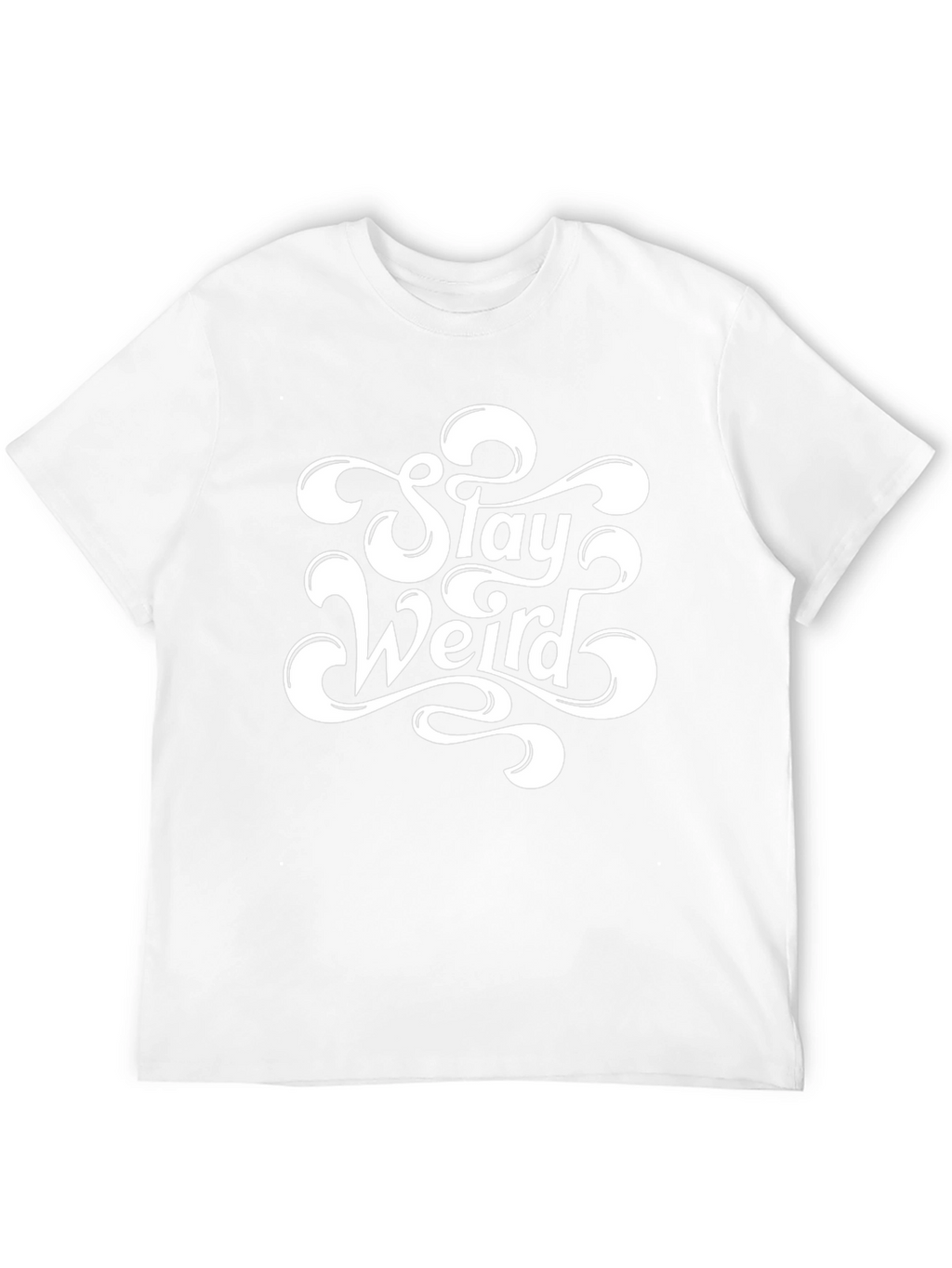 Stay Weird Black T-Shirt - Unique Graphic Tee