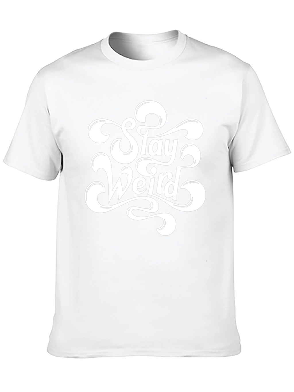 Stay Weird Black T-Shirt - Unique Graphic Tee