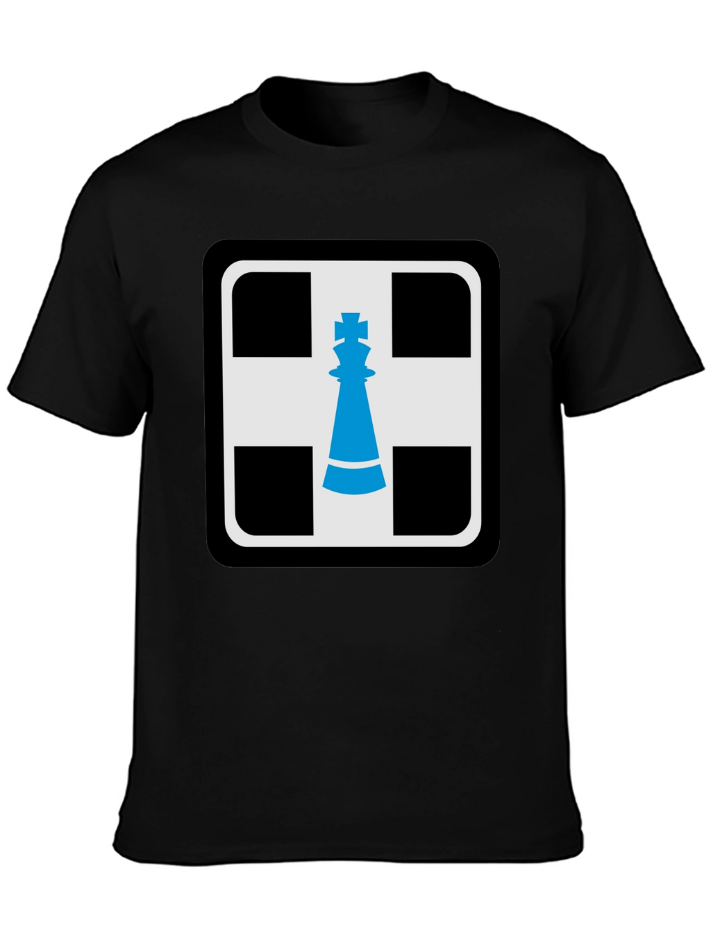 Chess King Graphic T-Shirt - Black