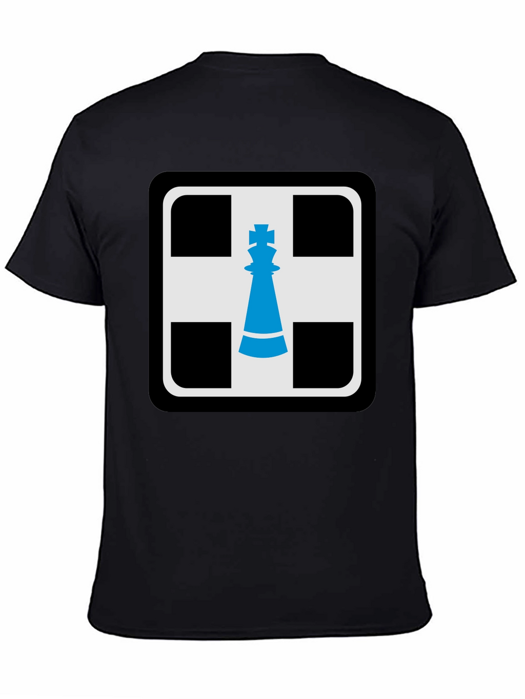 Chess King Graphic T-Shirt - Black