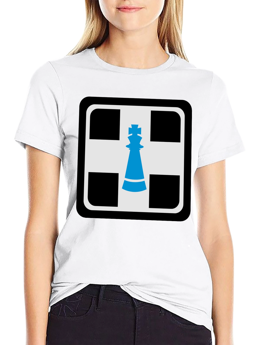 Chess King Graphic T-Shirt - Black