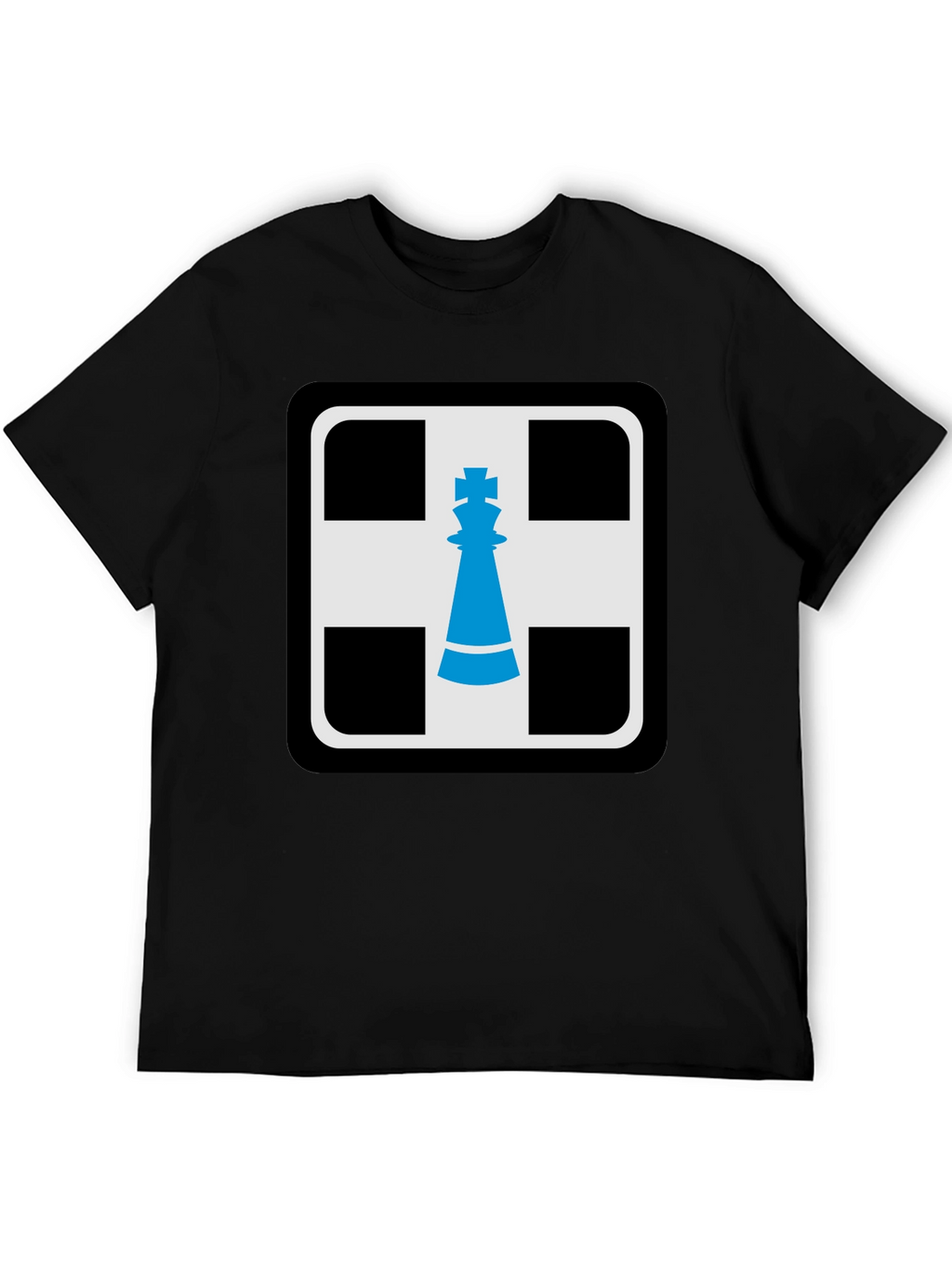 Chess King Graphic T-Shirt - Black