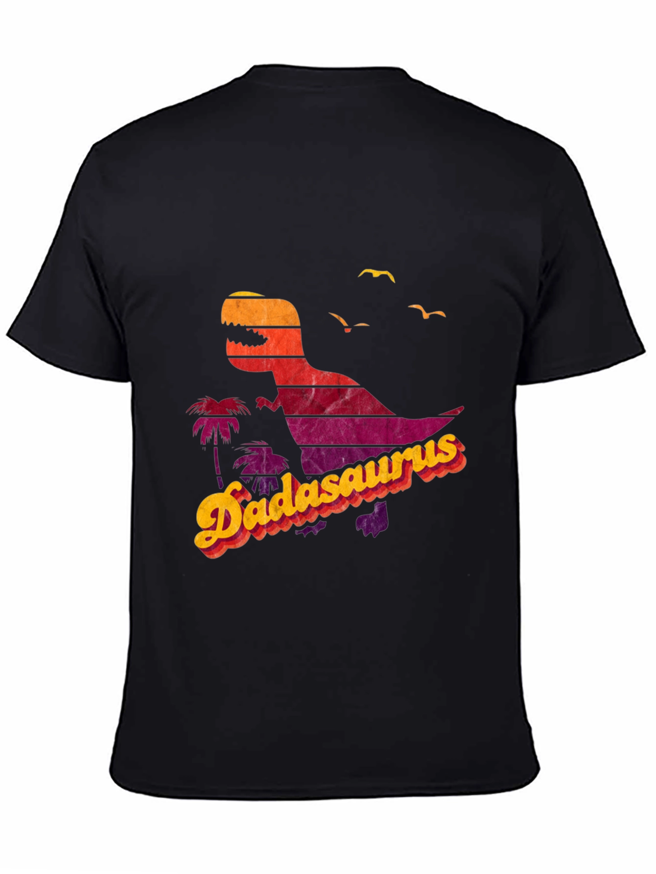 Dadasaurus T-Shirt - Retro Dad Dinosaur Tee