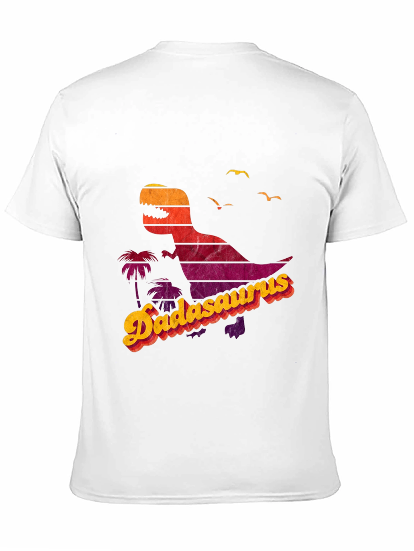 Dadasaurus T-Shirt - Retro Dad Dinosaur Tee